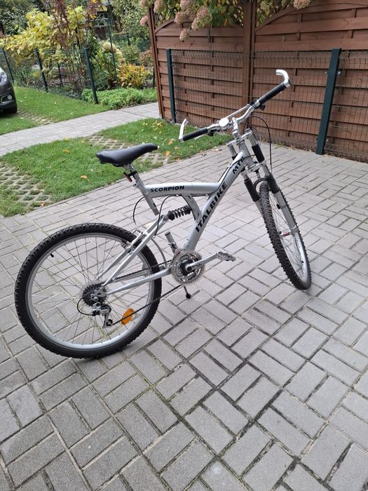 Rower MTB górski Italbike Scorpion 26 cali, amortyzacja, Shimano
