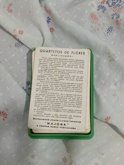 Quarteto de Flores jogo antigo