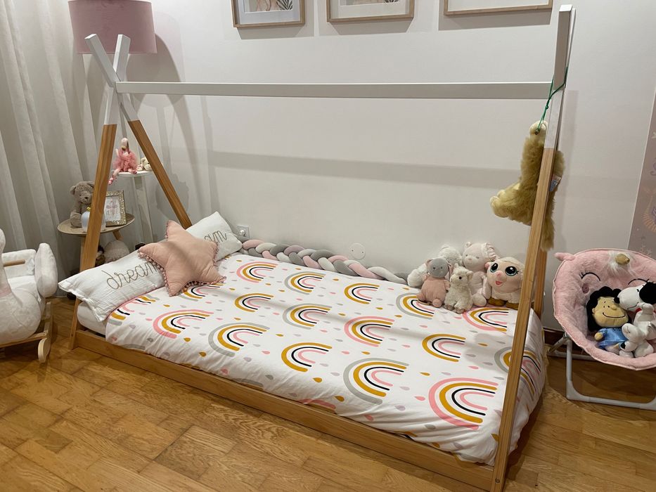 Cama de criança Montessori tipi/tenda Sklum