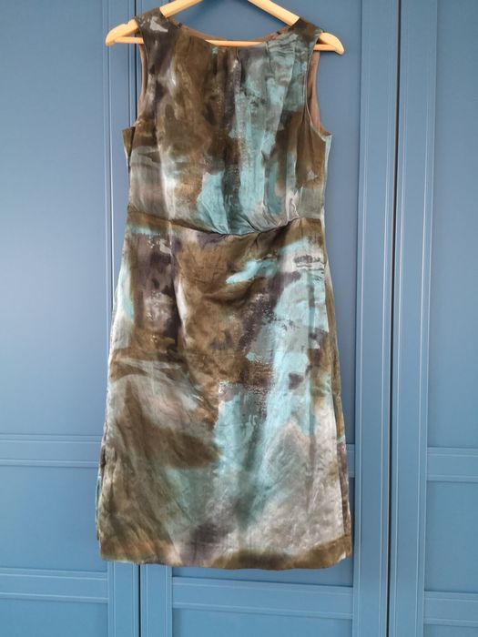 Jedwabna sukienka rozmiar 38