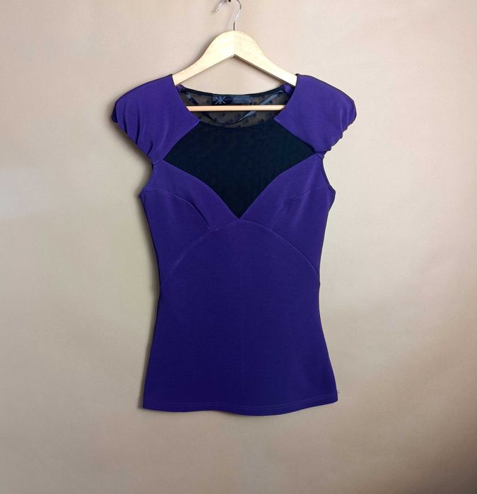 kardashian kollection bluzka damska fioletowa 10 m top premium