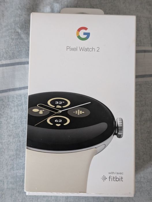 Google Pixel Watch 2 WiFi (Polished Silver / Porcelain) + аксесуари
