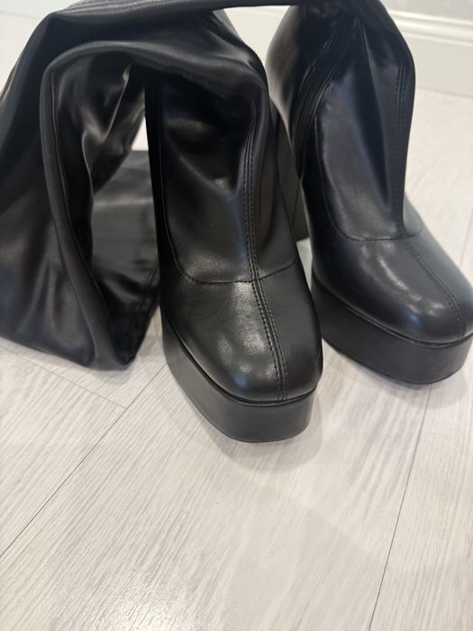 Ботфорды Zara чулки