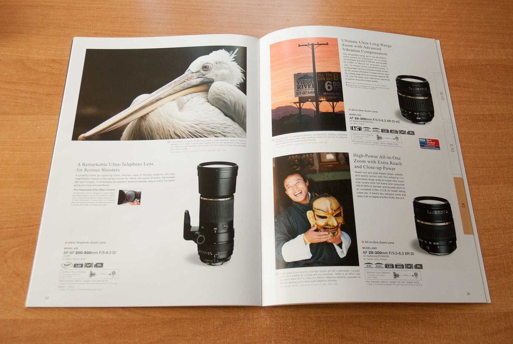Katalog obiektywów TAMRON Lens Catalogue 2012 (ENG) Photokina