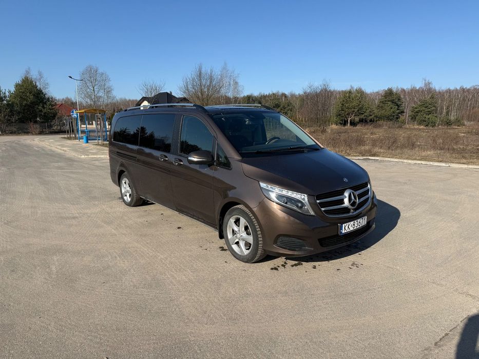Mercedes-Benz Klasa V Mercedes benz v klasa kamery 360 brązowy alufelgi premium