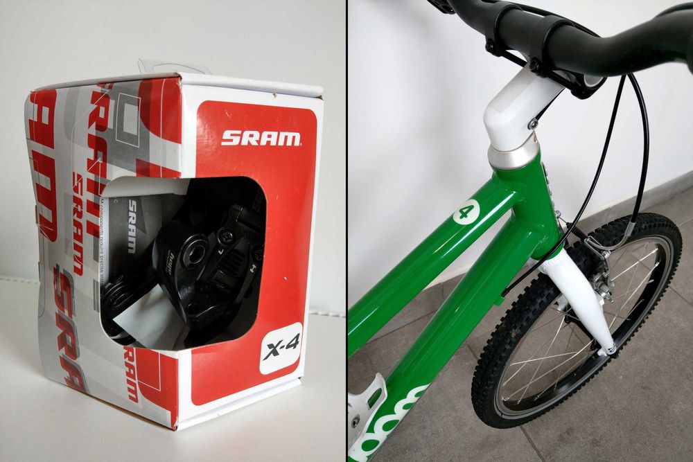 Rower WOOM 4 - bagażnik - nowa przerzutka -  Stan: Bardzo Dobry!