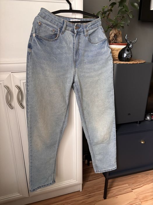 Jeans elastyczny mom 40