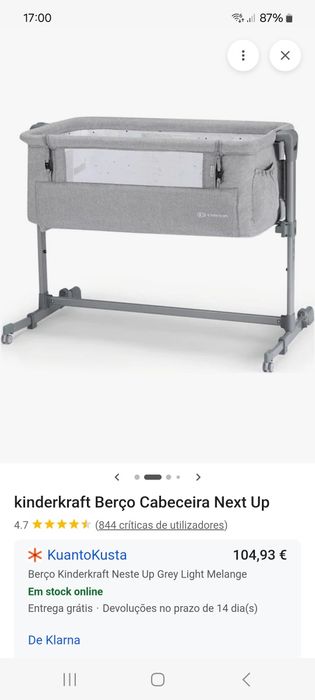 Cama/berço next to me