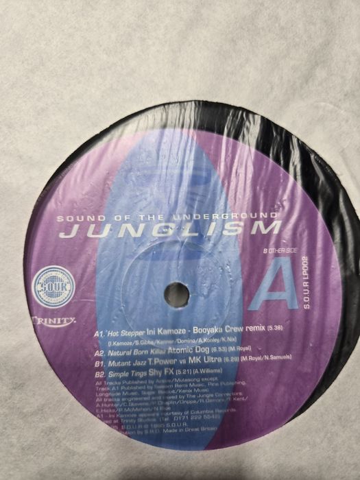 Winyl. Sound of the underground Junglism-Sour