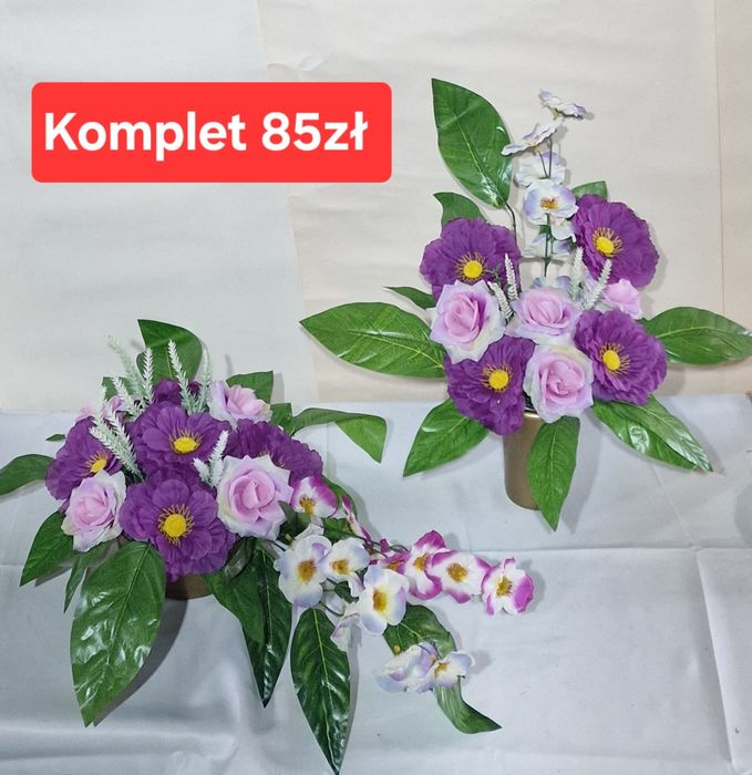 Stroiki oraz komplety na groby