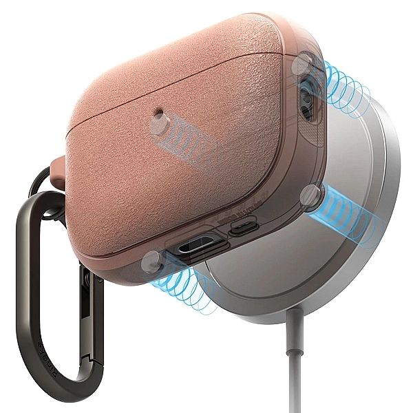 Etui Ringke Onyx Magnetic MagSafe na AirPods Pro 3 - różowe