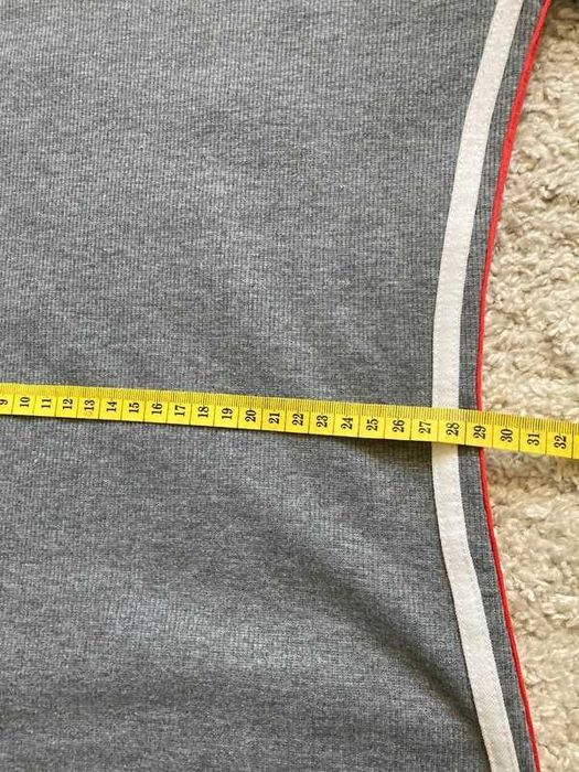 Szara popielata dopasowana krótka sukienka prążek H&M 34