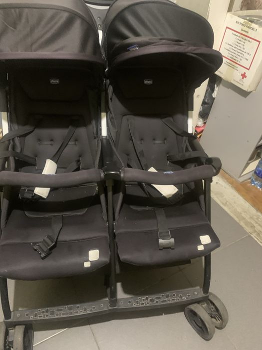Детская коляска Chicco Twin Black !