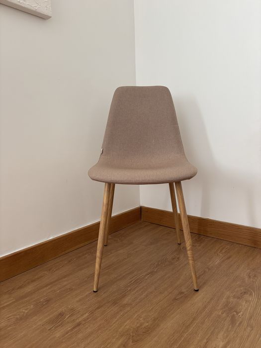 6 Cadeiras Pads Taupe