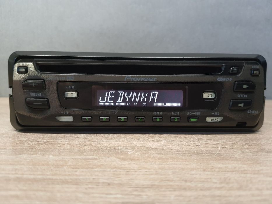 Radio samochodowe Pioneer z CD, RDS DEH-1730R, RCA Klasyk, Sprawne radio
