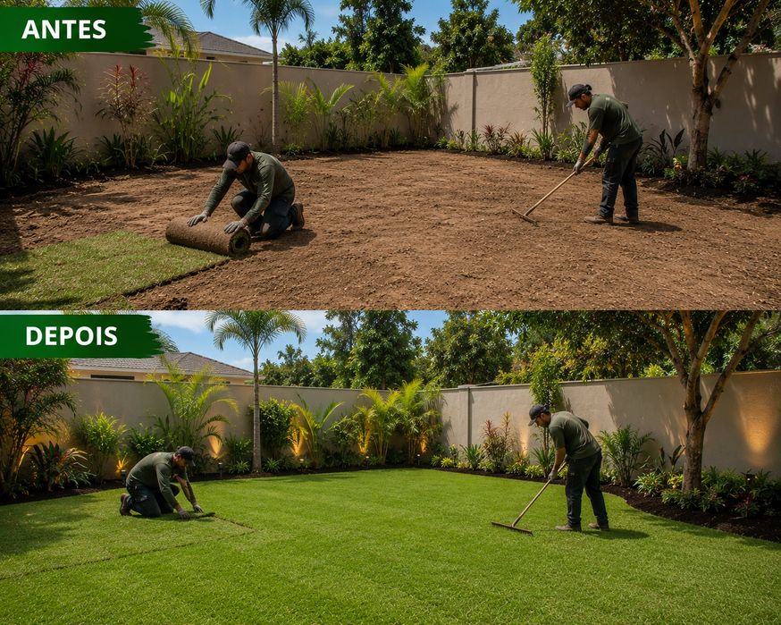 Limpeza de terrenos/jardins