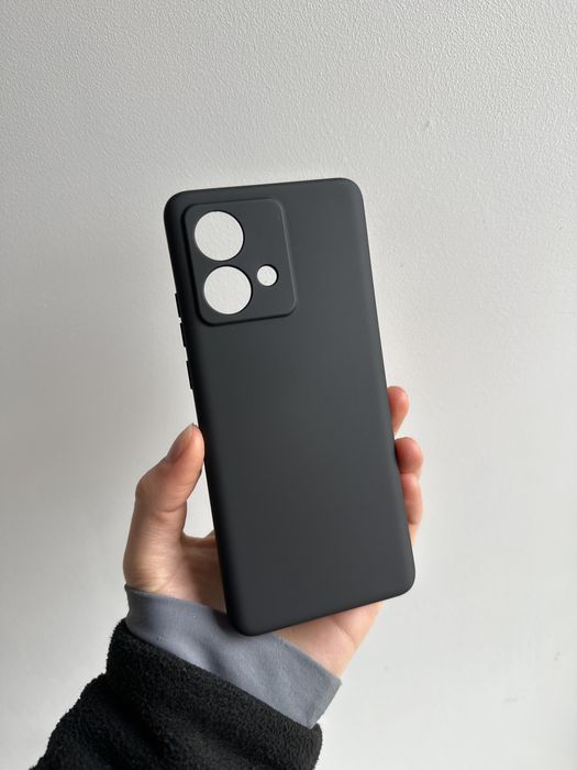 Etui czarne silikonowe do Motorola Edge 40 Neo