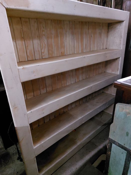 Drewniana półka gablota ,witrynaORGINALNA hande made