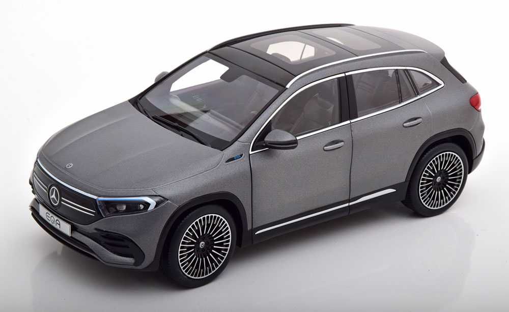 Model 1:18 NZG Mercedes Benz EQA (H243) 2021 designo mountain grey