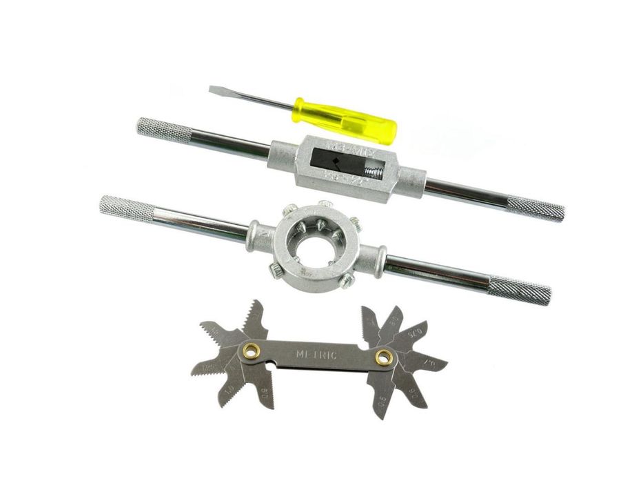 Набор метчиков и плашек М3-М12 32 шт, Geko 38301