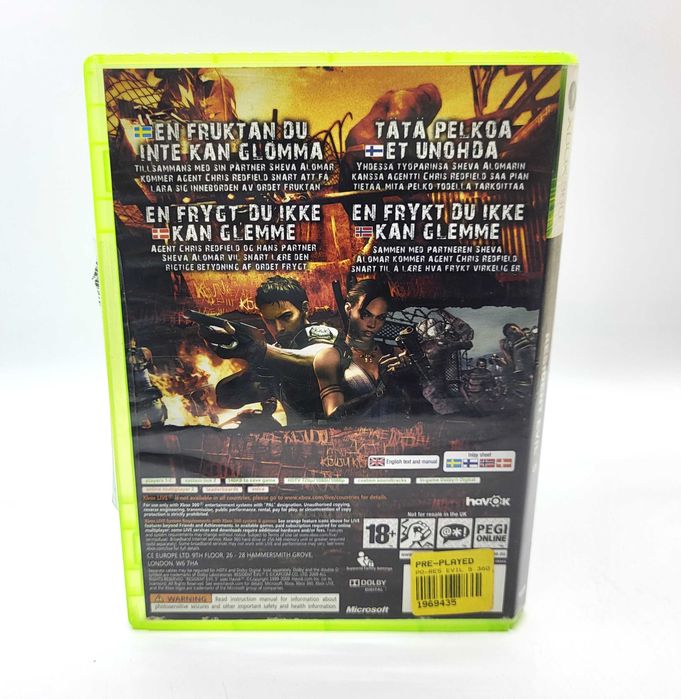 Gra Xbox 360 Resident Evil