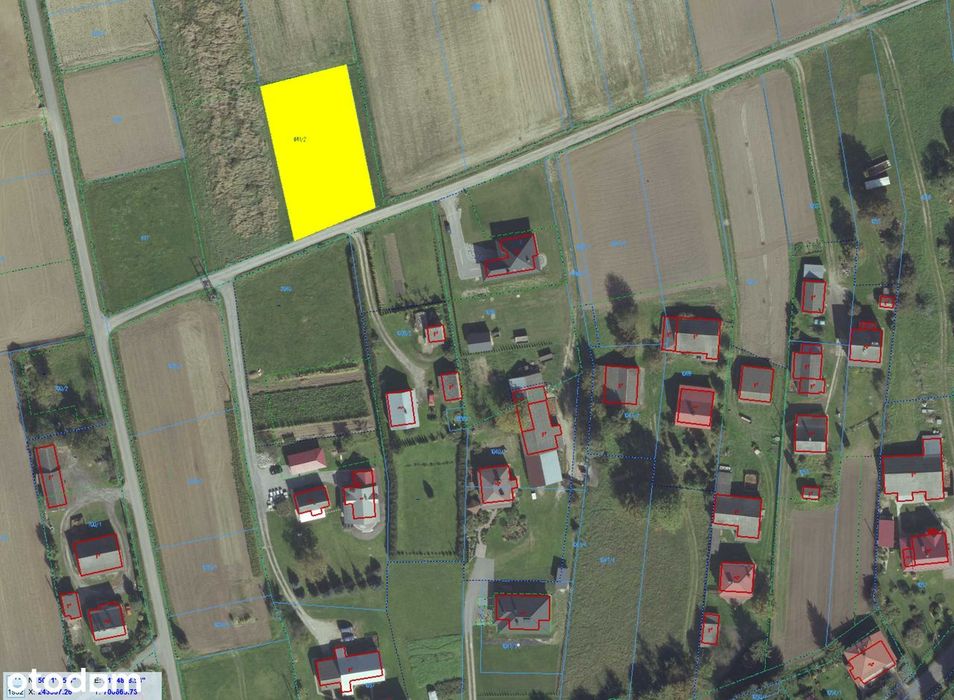Działka Budowlana Nockowa 14,27ar 29x48m Warunki Zabudowy 5 lat Asfalt - Widok 2