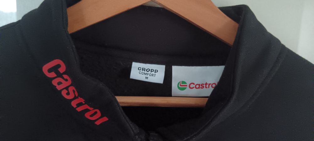 Czarna bluza męska Castrol Gtx Racing Cropp rozm M jak nowa