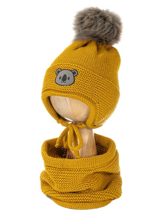 Czapka dziecięca z kominem BAMBI 46 - 48