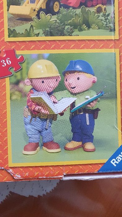 Puzzle Bob Budowniczy 4 obrazki