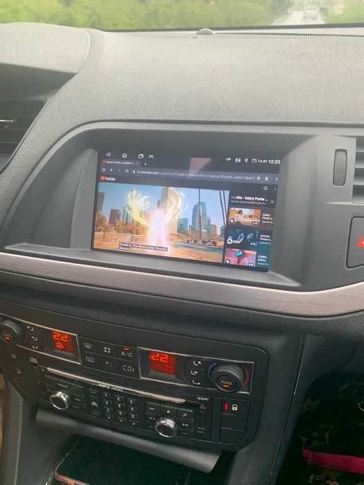 Citroen C5 radio android auto carplay wyświetlacz dotyk navi bluetooth