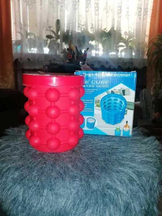 Wiaderko, Kostkarka do lodu, Sylikonowa, Nowa