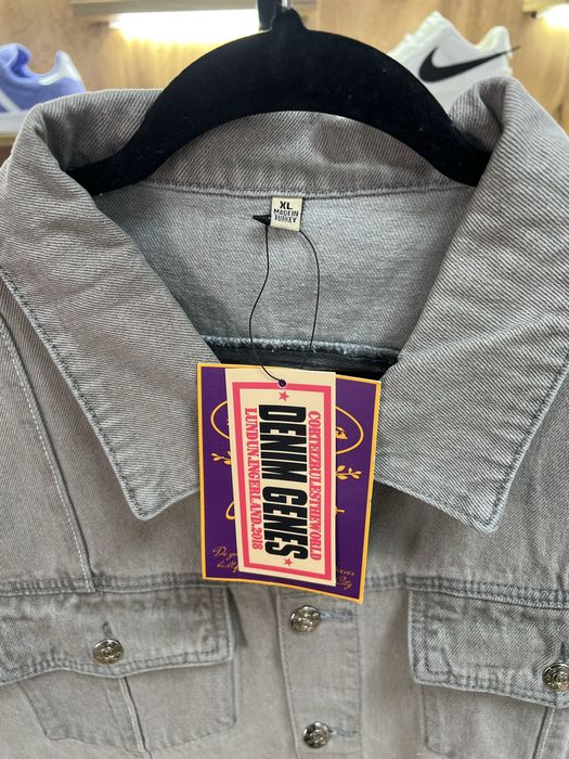 Джинсова Куртка Corteiz C - Star Denim Grey