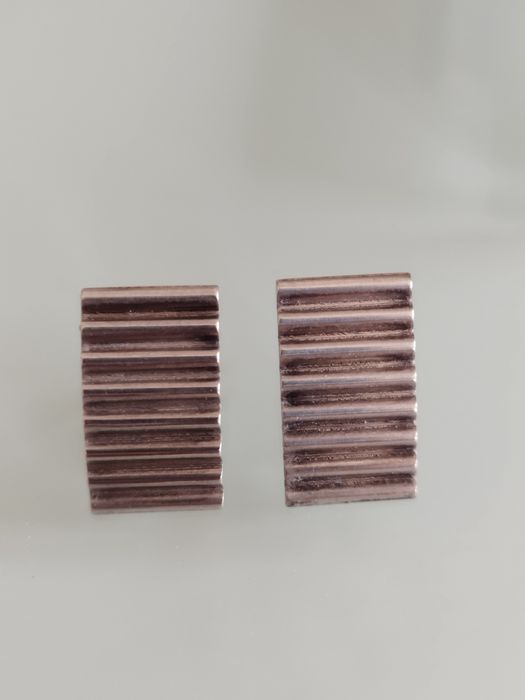 Lindo brincos moderniste em prata