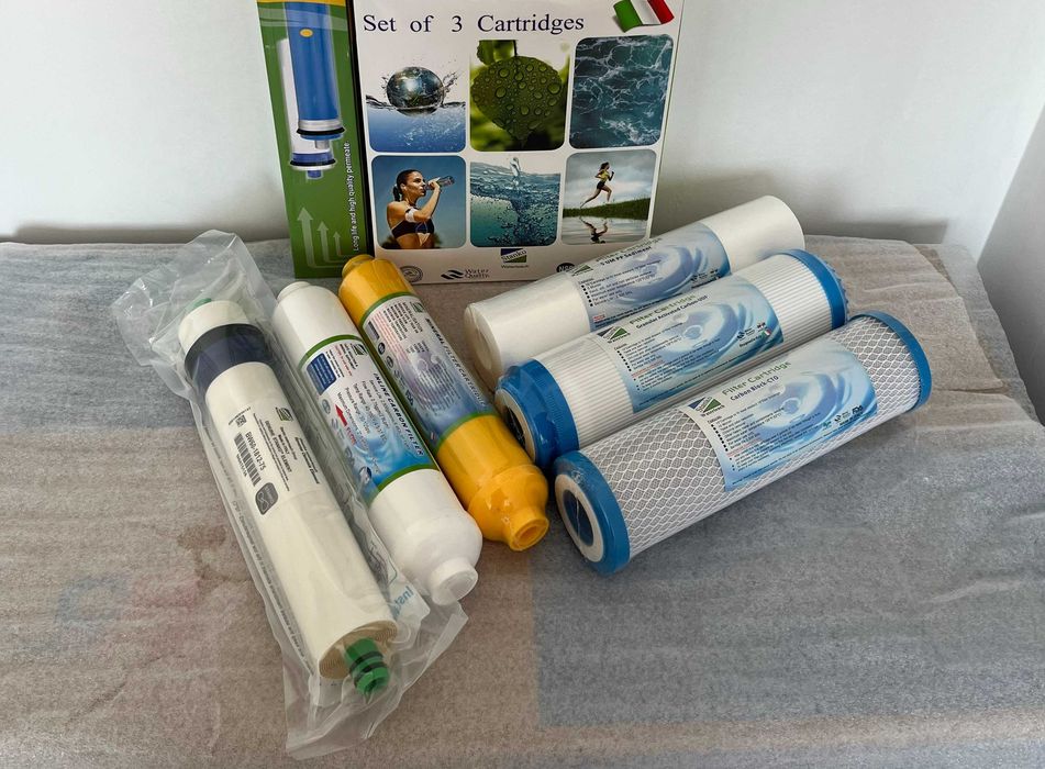 Італійські картриджі з мембраною75 і мінералізатором зворотний осмос