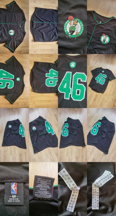 Koszulka Bejsbolowa NBA Boston Celtics