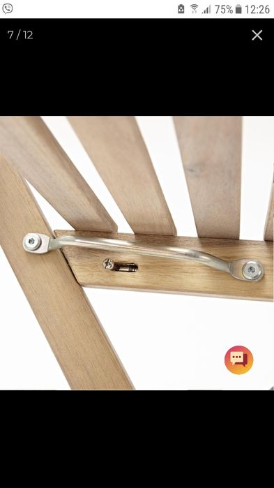 Стулья складные  пр. Вьетнам из массива гевеи