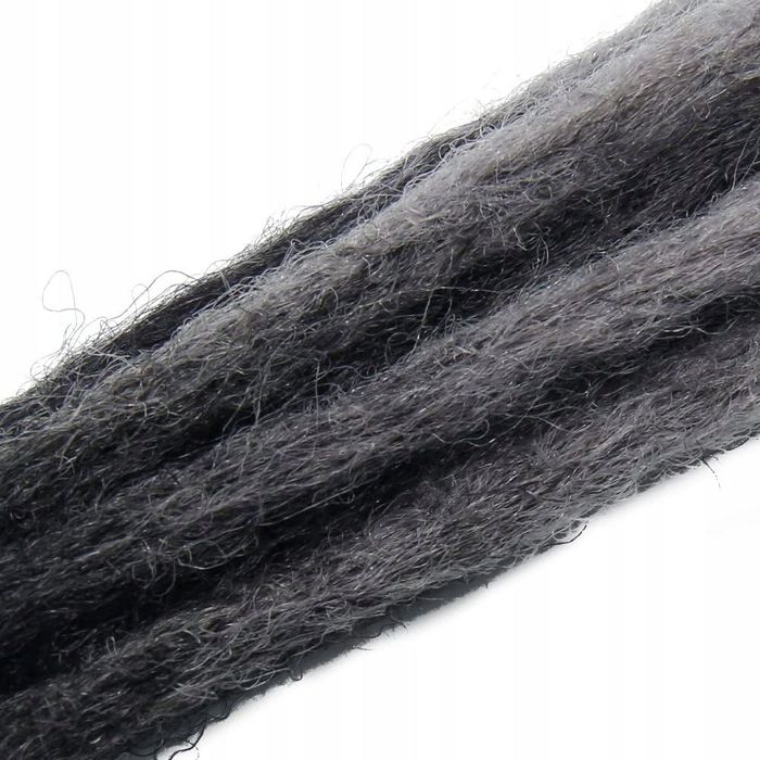 Peruka włosy długie syntetyczne ciemne dredy