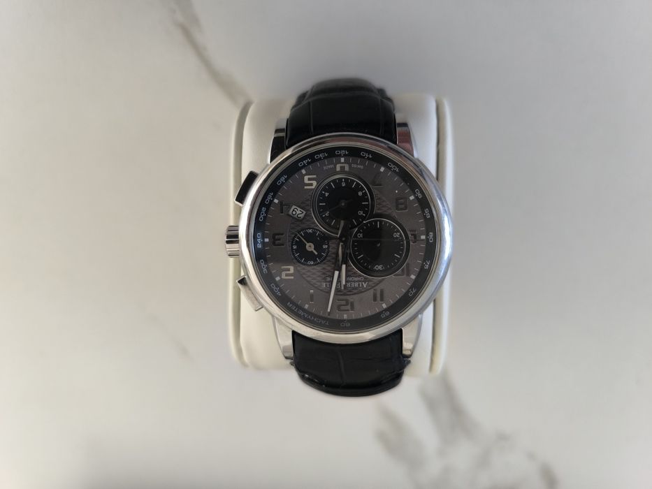 Albert Riele Premiere Chronograph Swiss Made – pełny komplet + dodatkowa bransoleta