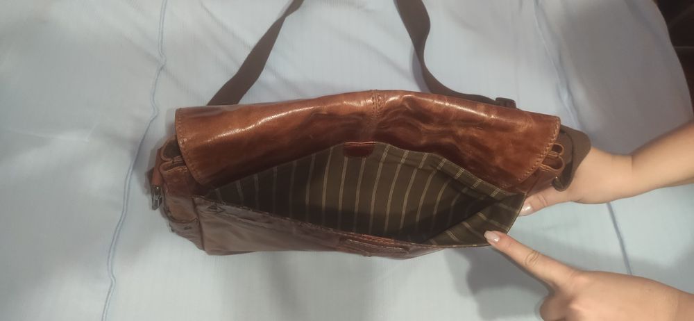 Сумка шкіряна fossil brand