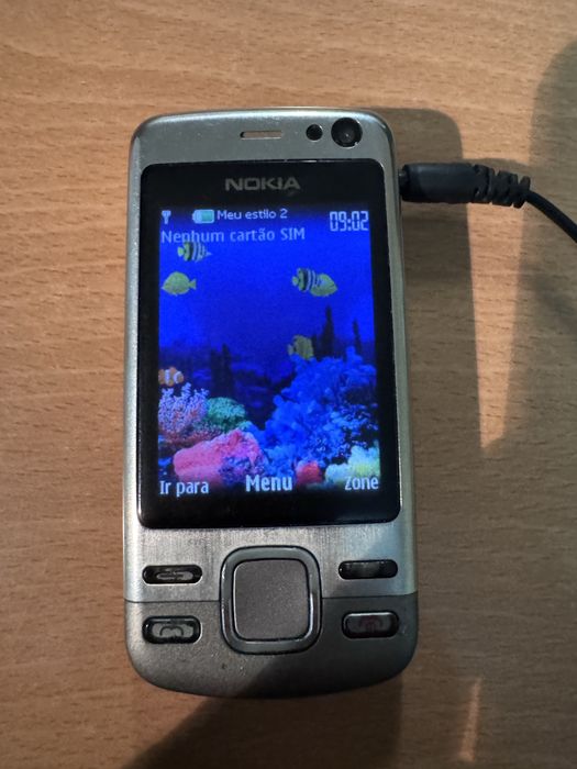 Vendo ou troco nokia 6600 i slide aço escovado