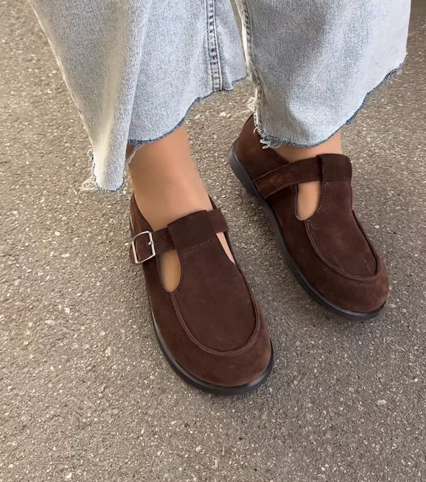 Лофери, босоніжки натуральна замша