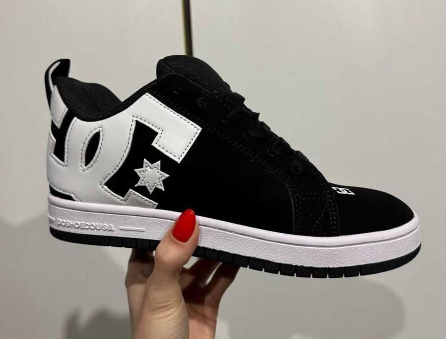 Унисекс кожаные кроссовки DC Shoes Slayer Court Graffik кросівки дс