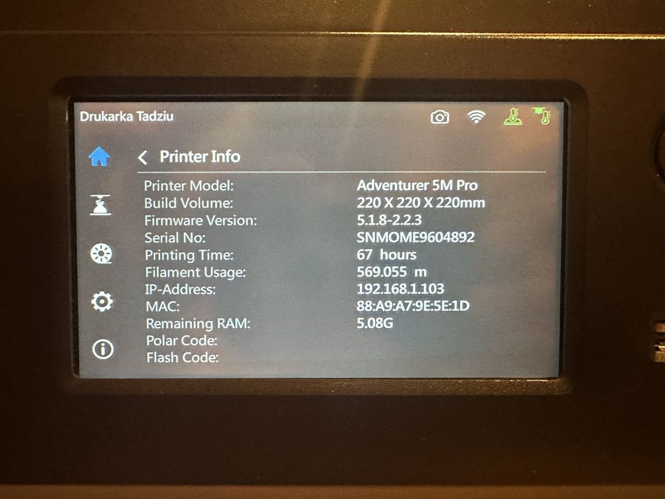 Drukarka 3D Flashforge Adventurer 5M Pro