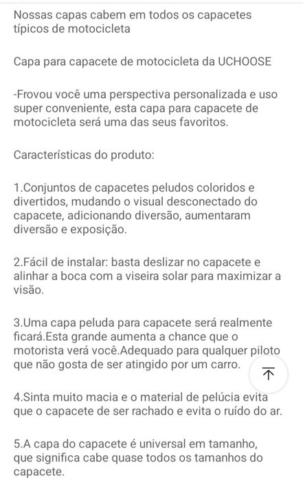 Capa para capacete nova