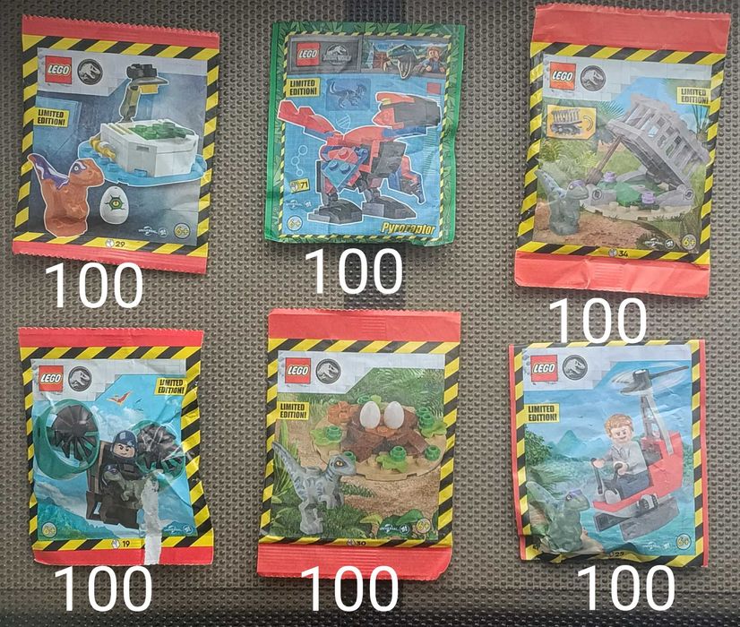 Нові запаковані LEGO Мініфігурки та набори