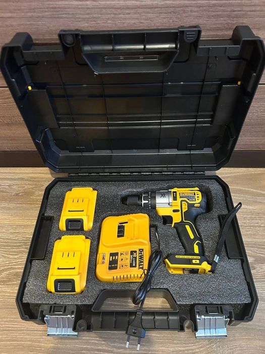 Ударний безщітковий шуруповерт DeWALT 36V 6AH металевий патрон 13мм