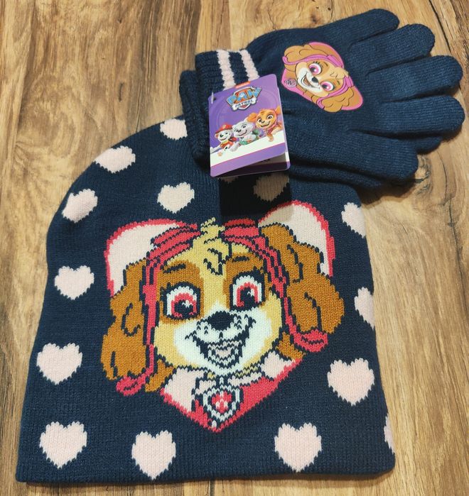 Komplet dla dziewczynki Psi Patrol Sky Granatowy