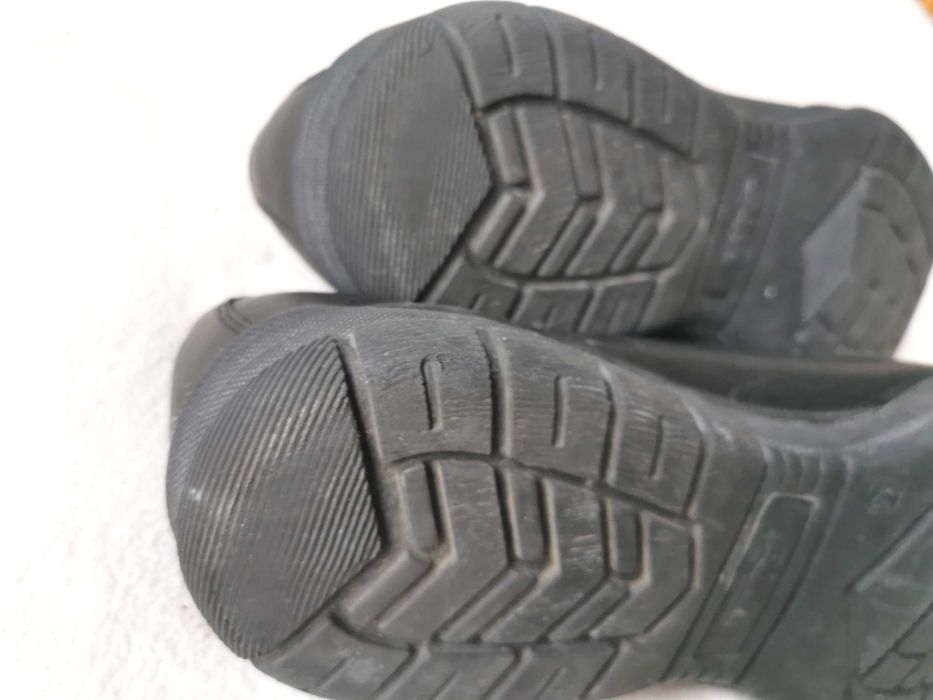 Czarne buty półbuty eleganckie męskie 45