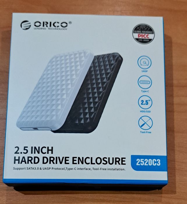 Obudowa dysku Orico ssd i HDD 2.5 cala
