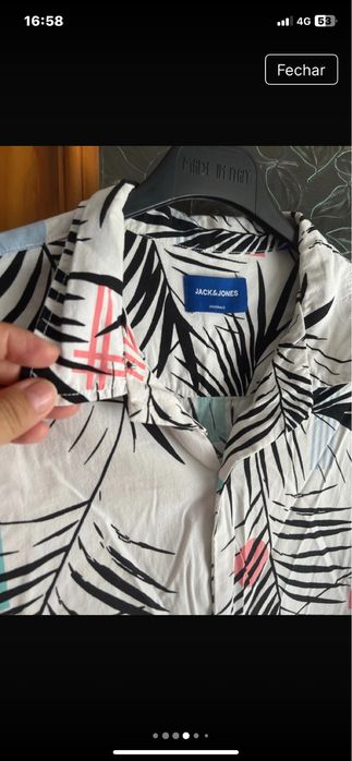 Camisa manga curta Jack Jones L nova